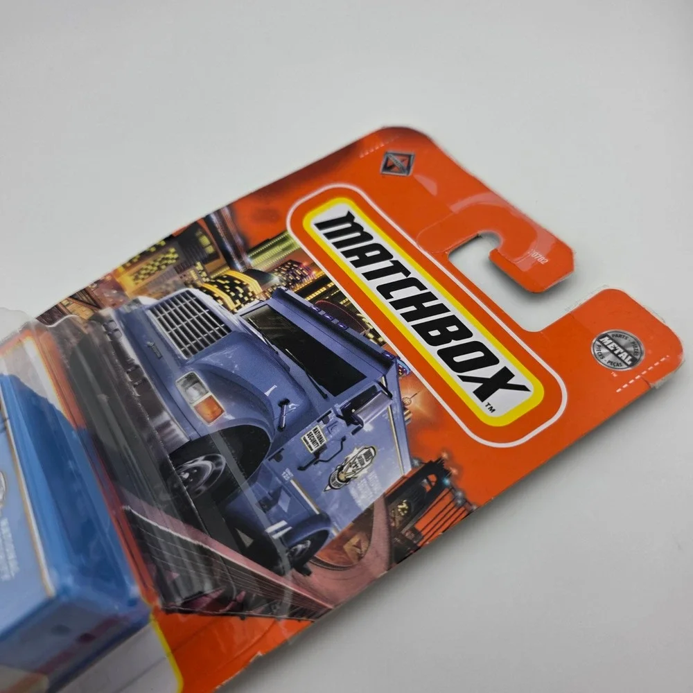 Matchbox International Armored Car 80 100 Blue‎ Metal Diecast Toy Truck